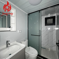 Casa Contenedor Expandible de 40 pies, Lujosa, Prefabricada, Modular, de Acero, con 1-4 Dormitorios, para Vacaciones, Gimnasio, Sala de Estar, Baño, Oficina