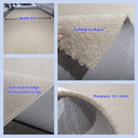 Moquette shaggy murale de qualité supérieure, résistante aux taches, antidérapante, durable, pleine grandeur, pour bureau, espace public, maison