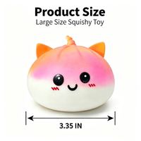 Mainan Baru Unicorn Dumpling Squishy Pereda Stres Fidget Sensorik Bentuk Kartun Lucu Bola Mainan Remas TPR untuk Kantor