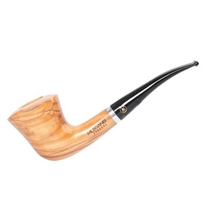 Muxiang Olive Wood Smoking Pipe Straight Type Handmade Tobacco Pipe For Men Personal Gift - Product Image 4