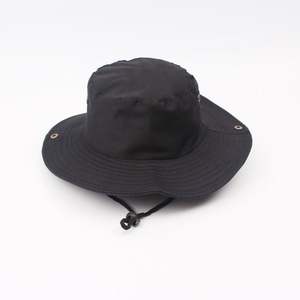 Customized Mesh Sun <b>Hat</b> <b>Large</b> Wide Brim Beach <b>Bucket</b> <b>Hats</b> Fishing <b>Hats</b> With String - Product Image 6