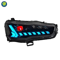 YU GUANG für Mitsubishi Lancer 2008-2018 LED-Autoscheinwerfer Upgrade-Frontleuchten Mitsubishi Lancer Ex RGB-Scheinwerfer Frontlampe