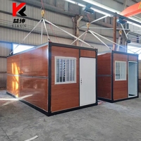 Maison mobile de 20 pieds, maison préfabriquée modulaire, petite maison préfabriquée, bureau