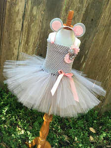 Robe de soirée pour enfants Anime Mouse <span class=keywords><strong>Cosplay</strong></span> Costumes avec couvre-chef Carnaval Performance Robes pour filles Date - Product Image 6