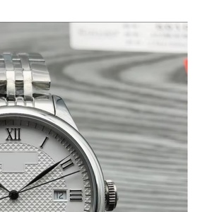 Elegante Reloj de Acero Inoxidable para Hombre, Caja Redonda de 38 mm, Manecillas Luminosas, Cristal de Zafiro, Cierre Plegable, Mecanismo de Movimiento Mecánico - Product Image 4