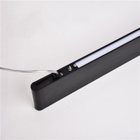 Luminaire LED moderne pour bureau, lampe à bande LED mince, suspension linéaire, lustre