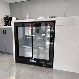 <span class=keywords><strong>Réfrigérateur</strong></span> de bar à double porte pour bières, vitrine réfrigérée pour magasin, refroidisseur monotempérature avec stockage de bières dans le bar - Product Image 6