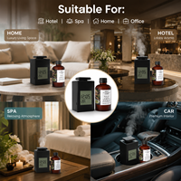 Diffuseur d'arômes intelligent électrique sans eau 100 ml, contrôle par application, minuterie, lumière de nuit radar, huiles essentielles, pour table, usage domestique, en plastique