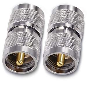 موصل اقناع UHF PL259 UHF ذكر إلى UHF ذكر RF محول محوري موصل لكابل التمديد ، CB Ham هوائي الراديو - Product Image 3