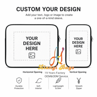 Housse d'ordinateur en néoprène personnalisée de 14 pouces avec fermeture éclair fluide – Fabricant direct pour la protection des appareils