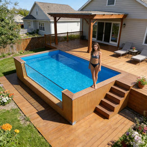 Piscine hors sol pliable, haute résistance, pour adultes et enfants - Product Image 2