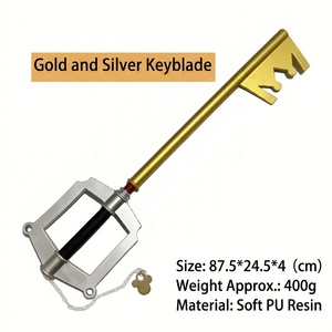 <span class=keywords><strong>Espada</strong></span> <span class=keywords><strong>de</strong></span> Juguete Coleccionable <span class=keywords><strong>de</strong></span> Tamaño Real Roxas Oathkeeper <span class=keywords><strong>de</strong></span> Kingdom Hearts, <span class=keywords><strong>de</strong></span> Alta Calidad, en <span class=keywords><strong>Goma</strong></span> PU - Product Image 3