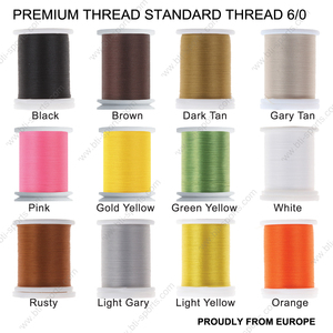 Hilo para Atado de Moscas BTI-09D-1042, Hilo Estándar 6/0, 100D, 100 yardas, Hilo Premium Estándar 6/0 para Atado de Moscas B10 - Product Image 2