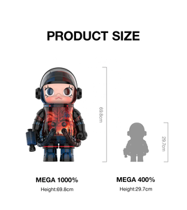 Vente chaude 100% POPMART Original POPMART MEGA SPACE MOLLY 400% <span class=keywords><strong>Stranger</strong></span> <span class=keywords><strong>Things</strong></span> Figurine Cadeau - Product Image 6