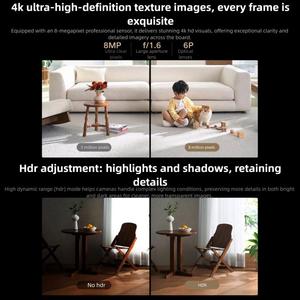 Cámara Inteligente Original <span class=keywords><strong>Xiaomi</strong></span> 4 4K 8MP, WiFi <span class=keywords><strong>6</strong></span> <span class=keywords><strong>de</strong></span> Doble Banda, Seguimiento por IA, HDR, Visión Nocturna, Audio Bidireccional, Cámara <span class=keywords><strong>de</strong></span> Seguridad - Product Image 4