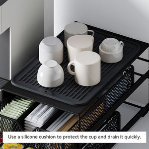 Keurig Pods аксессуары для кофейной стойки K-Cup органайзер для кофейной станции раздвижной ящик кухонный кэдди для хранения кофейных капсул - Product Image 4