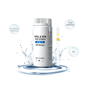 Kit de test d'eau de piscine et de spa, lecteur automatique à 4 voies sans chlore, pH, d'alcalinité totale, bassin - Product Image 5