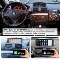 Módulo Inalámbrico Apple CarPlay y Decodificador Android Auto para BMW E81 E82 E87 E88 E90 E91 E92 E93 E60 E61 F07 F01 F02 E84 E71 F25 E72