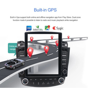 Lecteur multimédia Android pour voiture WIFI MAP Quad Core 2 Din Radio de navigation GPS intégrée pour <span class=keywords><strong>Honda</strong></span> Accord 7 CM UC <span class=keywords><strong>CL</strong></span> 2003-2007 - Product Image 3