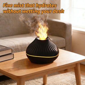 Nouveau Diffuseur d'Arômes à Brume Froide Ultrasonique USB Mini Flamme Humidificateur d'Air à Huiles Essentielles - Product Image 4