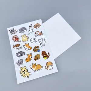 A4 A5 A6 foglio adesivo con etichetta Kiss Cut, carta adesiva opaca, foglio adesivo personalizzato in vinile - Product Image 5