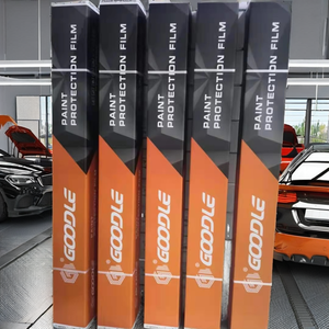 <span class=keywords><strong>Film</strong></span> de protection de peinture automobile professionnel en TPU transparent haute brillance 7,5 mil, installation facile, sans résidu, auto-cicatrisant, autocollants pour voiture - Product Image 2