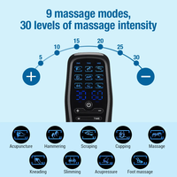 Masseur cervical intelligent TUOYI Scientific Calibration TENS EMS, appareil de massage bio-pulsé, sensation de toucher réel, récupération musculaire profonde