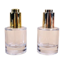 Flacon de parfum en verre cylindrique personnalisé OEM avec pulvérisateur à pompe pour parfum, cosmétique, recharge, marque privée 5ml 10ml 15ml
