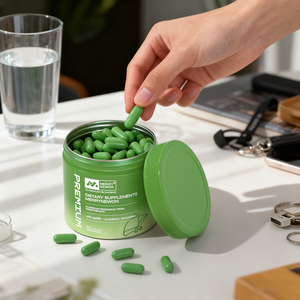Eco-Friendly Aluminum Capsule Jar | Reusable Vitamin Packaging for Daily Use - Product Image 4