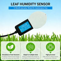 Capteur de température et d'humidité de surface de feuille haute précision RS485 Modbus RTU 0-100% HR IP67 pour serre agricole