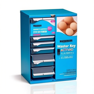 Fami Master Key Comfort C0-EH=36X27 <b>Drawer</b> Cabinet 3 <b>Drawers</b> 714x598x1023mm Capri Blue Ral5019 <b>Tool</b> Storage - Product Image 2
