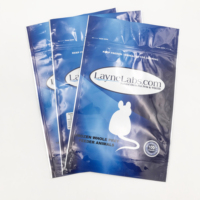 Feuille d'aluminium matériau flexible debout ziplock sac d'emballage alimentaire pour animaux de compagnie