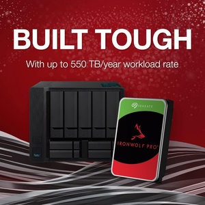 IronWolf Pro 24TB Enterprise NAS-Ready <b>Internal</b> HDD CMR 3.5 Inch 6Gb/s 7200 RPM 512MB (ST24000NT002) ST24000NT002 Seagate IronWo - Product Image 2