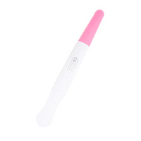 Bandelettes de test de grossesse neutres en anglais, type stylo, détection HCG, technologie or colloïdal, détection précoce, en plastique