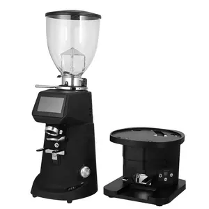 Perfex 2023 New Arrival Black White Automatic Coffee Tamper Adjustable Pressure Commercial Electric Coffee Tamper Machine