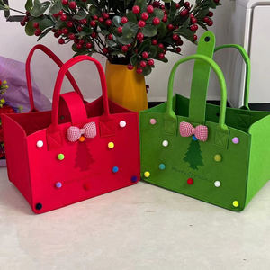 Emballage de cadeau coloré en vrac sacs d'emballage de bijoux sacs en papier fourre-tout de luxe avec poignée sacs cadeaux de Noël - Product Image 6