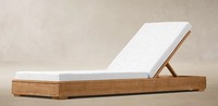 Ensemble de table à manger d'extérieur en teck, meubles en bois contemporains pour patio et jardin, coussin durable non imperméable