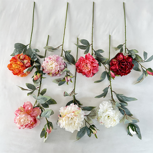 Peonie Artificiali Realistiche al Tatto, Fiori di Peonia in Seta per Decorazioni Matrimoniali, Interni, Soggiorno ed Esterni - Product Image 2