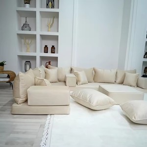 <span class=keywords><strong>Canapé</strong></span> modulaire sectionnel en blocs, <span class=keywords><strong>mousse</strong></span> <span class=keywords><strong>polyéther</strong></span> haute densité, velours, housse amovible zippée, combinaison libre, OEM, vente en gros - Product Image 1