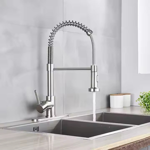 Rubinetto da <span class=keywords><strong>Cucina</strong></span> Moderno Commerciale a Molla con Piedistallo, 2 Funzioni, Estraibile, Acqua Calda e Fredda, <span class=keywords><strong>per</strong></span> Progetti Residenziali - Product Image 6