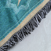 Idée cadeau de Noël chaleureuse : Couverture épaisse et douillette, cadeau de déménagement ou d'anniversaire, couverture tricotée à la main, couverture décorative douce pour chaise
