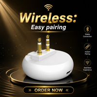 Auracast Bluetooth Zender Ontvanger 3.5mm AUX LE Audio LC3 Lage Latentie Draadloze Audio Adapter voor TV Auto Hoofdtelefoon ODM OEM