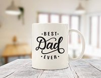 Meilleur père de tous les temps Tasse à café Idée de cadeau d'anniversaire cool Tasse pour père et hommes Tasses CLASSIQUES Xiamen Durable HANDGRIP pour 1 utilisateur
