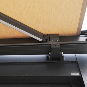 Elektrische Moderne Luxus-Außenmarkise Sonnenschutz Regenschutz mit Fernbedienung Aluminiumlegierungsrahmen für Terrasse Balkon Patio - Product Image 5