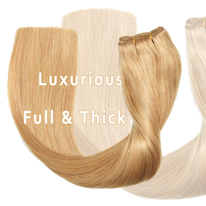Super Double Drawn Human Hair Weft Luxurious Human Hair Bundle Long Smooth 12A 14A Shedding-free Raw Cuticle Human Hair Weft - Product Image 5
