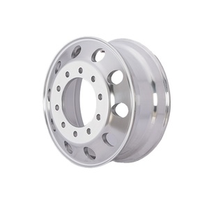 Rines de Aluminio Cromado para Camión con Logotipo Personalizado, 8.25x22.5, Resistentes, Ligeros y Anticorrosivos, OEM - Product Image 4