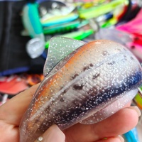 Leurre souple biomimétique lesté au plomb de 25 cm/430 g à coulée lente pour la pêche en mer et en bateau sans hameçons