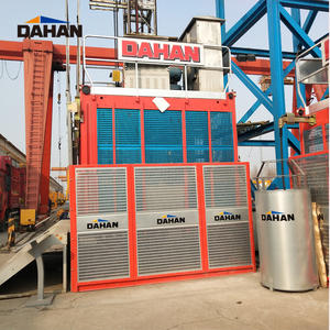 Lift Sementara untuk Konstruksi SC200/200 0-40m/menit DAHAN <span class=keywords><strong>2T</strong></span> 2 Motor Terkendali PLC - Product Image 1