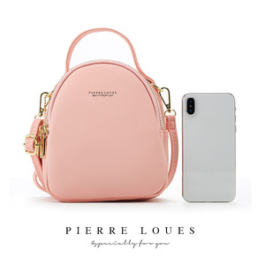 Pierre Loues Women's <b>Backpack</b> Solid Color Zipper Closure Soft Handle <b>Waterproof</b> Spring 2025 Business Travel - Product Image 4
