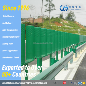 Barandilla de Seguridad en Forma de W Galvanizada de <span class=keywords><strong>4</strong></span>.0 mm, Barrera de Seguridad Vial de Zinc de 550 g para Proyectos de Carreteras - Product Image 5